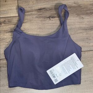 lululemon Align Twist-strap Women's Purple Crop Tank